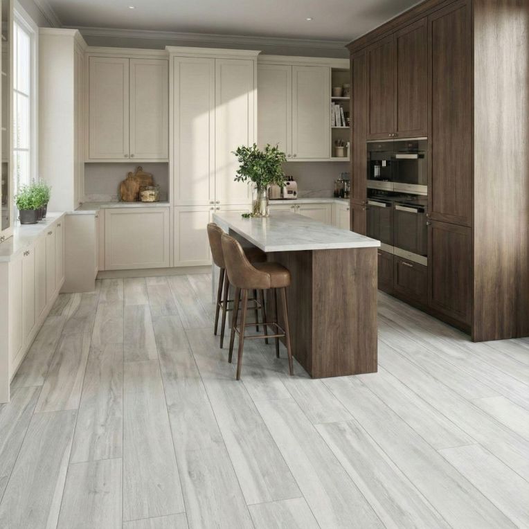 Icy Grey Matt Porcelain Wall and Floor Tile